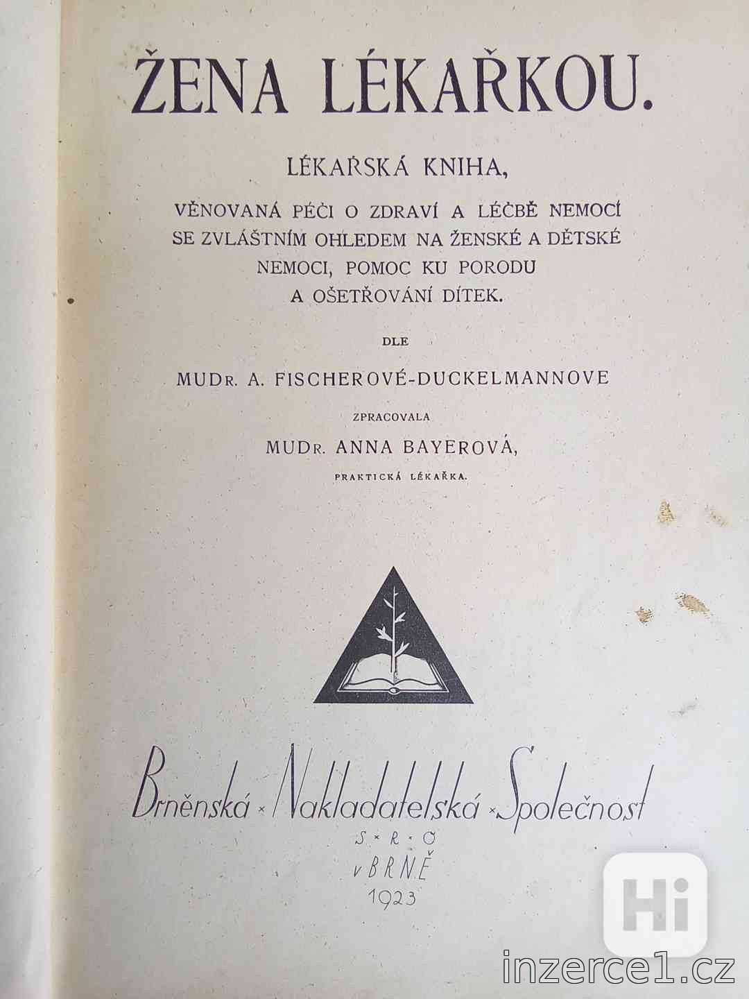 Kniha Žena lékařkou – fotografie 2