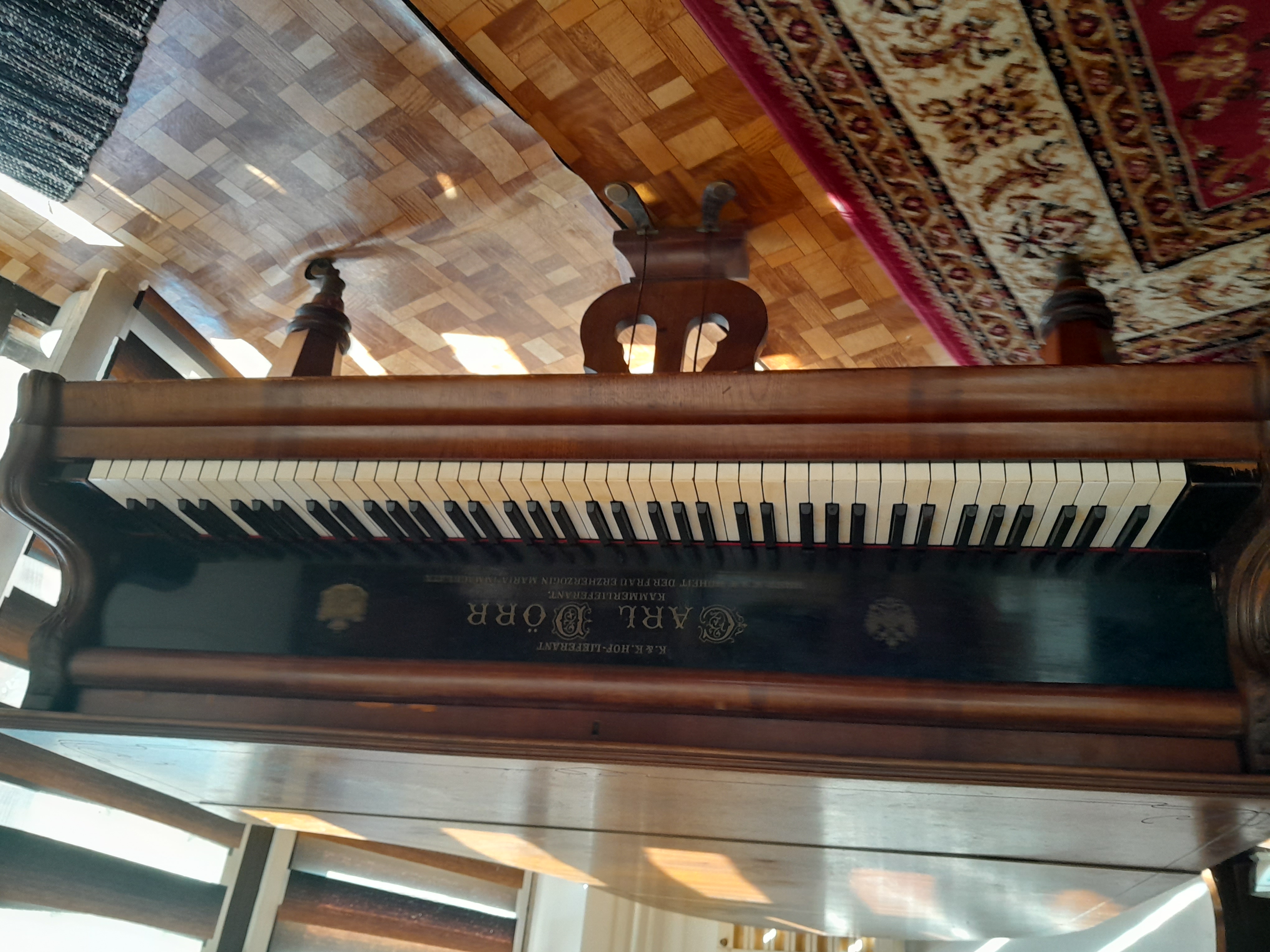 Starožitné piano Carl Dörr – fotografie 1